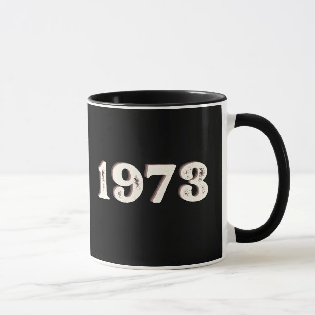 1973 Sweatshirt, 49th Birthday Sweatshirt, 1973 Mug (Right)