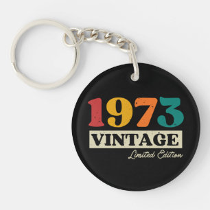 1973 Vintage Limited Edition 51st Birthday Key Ring