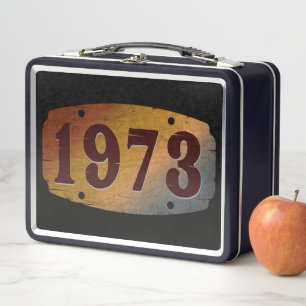 1973 VINTAGE METAL LUNCH BOX