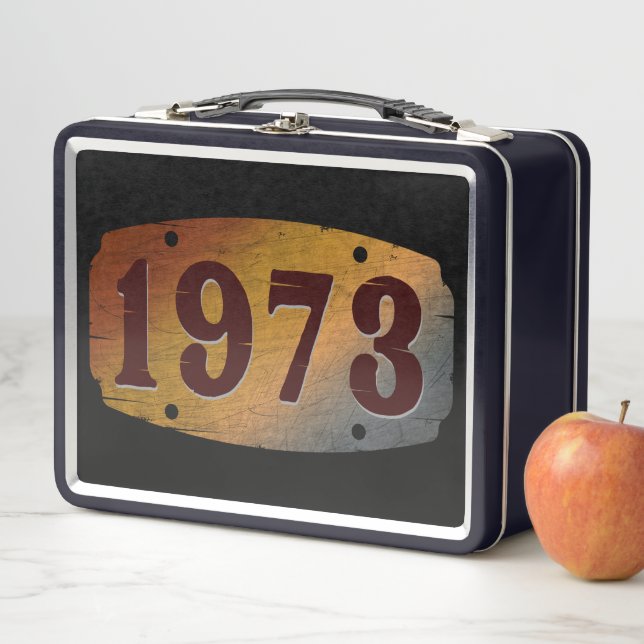 1973  VINTAGE METAL LUNCH BOX (In Situ)