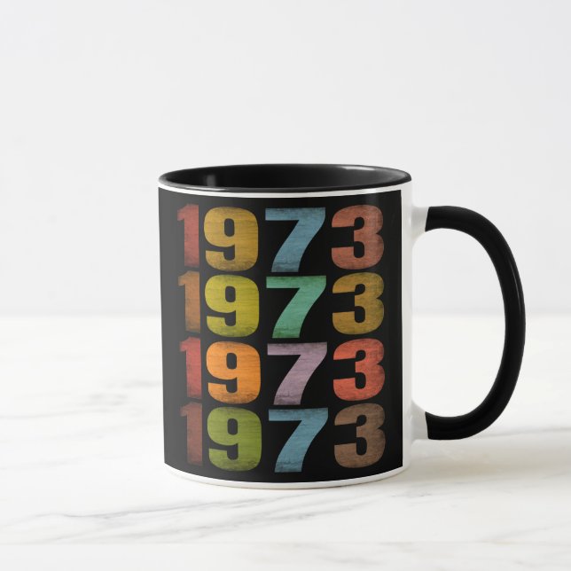 1973 VINTAGE RETRO GIFT MUG (Right)