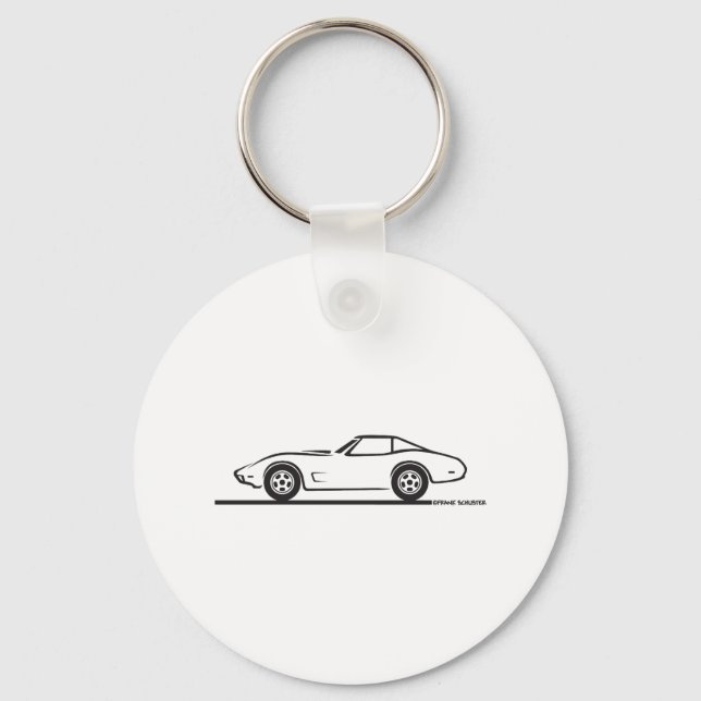 1974 - 1977 Corvette Key Ring (Front)