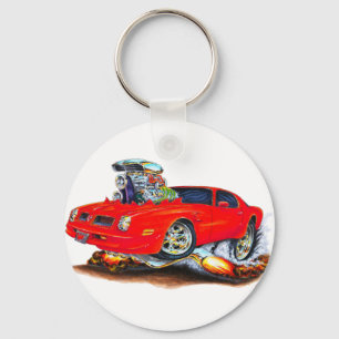 1974-76 Firebird Red Car Key Ring