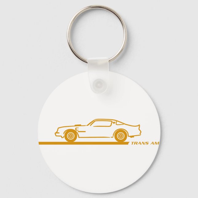1974-78 Trans Am GoldCar Key Ring (Front)