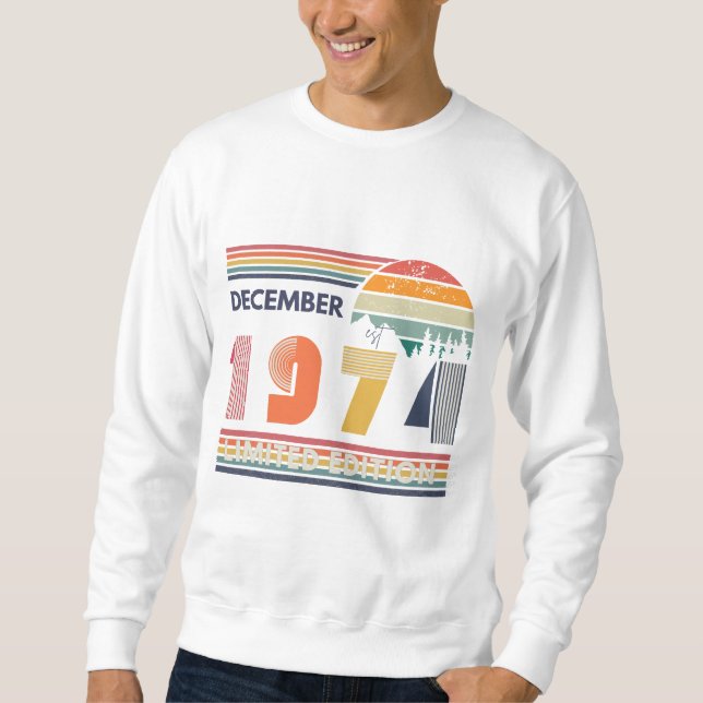 1974 Birthday, 50th Birthday Sweatshirt (Front)