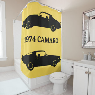 1974 Camaro Muscle Car Shower Curtain