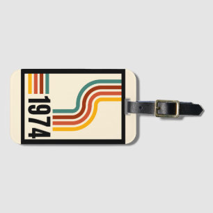 1974 Retro Vintage Poster  Luggage Tag