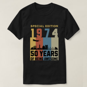 1974 Special Edition 50 Years Of Being Awesome T-Shirt