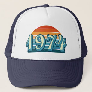 1974 Vintage 50th Birthday Trucker Hat