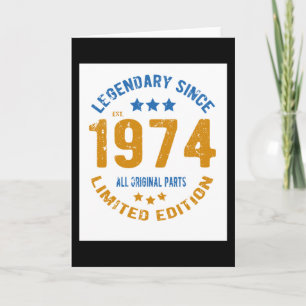 1974 Vintage Birthday Card