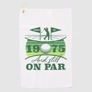 1975 50th Birthday Golf Humour Towel
