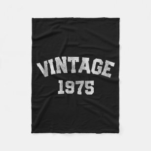 1975 51st Birthday Men Women 51 Years Old - Vintag Fleece Blanket