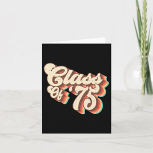 1975 Cl Reunion Retro Cl Of 75 High School Graduat Card