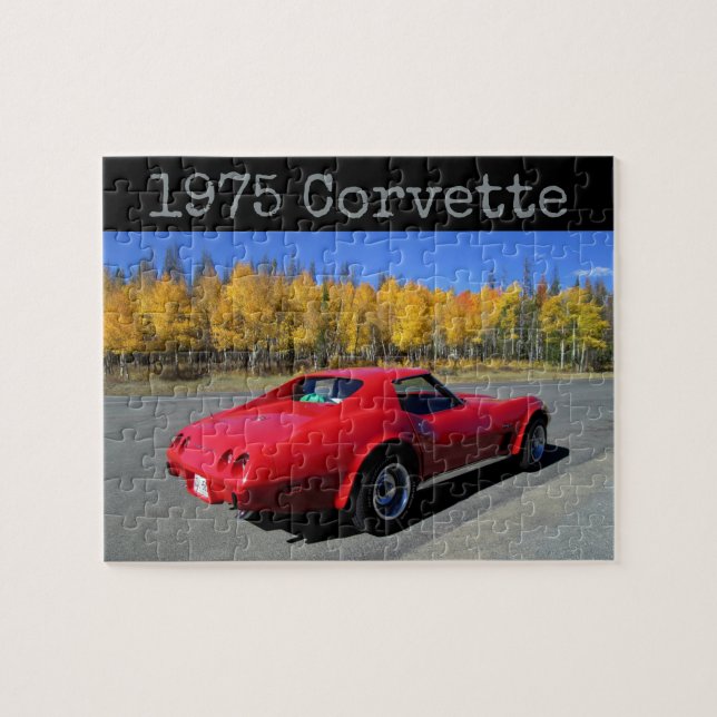 1975 Corvette C3 Stingray Puzzle (Horizontal)