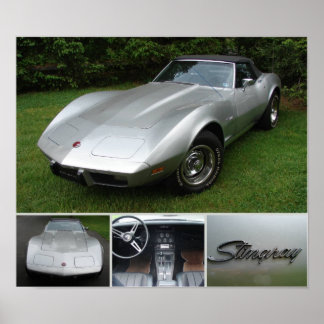 1975 Corvette Poster