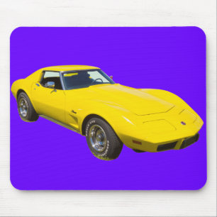 1975 Corvette Stingray Sports Car Mouse Mat