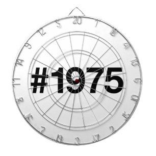 1975 Hashtag 48 Years Birthday Anniversary Dartboard