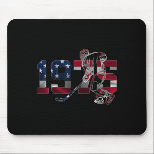 1975 Ice Hockey 50th Birthday Mouse Mat