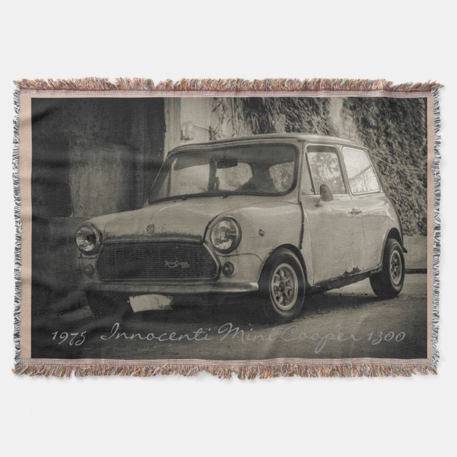 1975  Innocenti Mini Cooper 1300 Throw Blanket (Front)