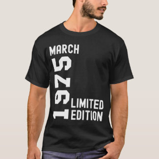 1975 March  Happy Birthday Party T-Shirt