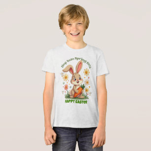 1975 Retro Spring Bunny  Tri-Blend Shirt