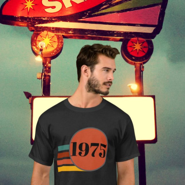 1975 Retro Vintage Poster 50th Birthday T-Shirt (Creator Uploaded)