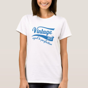 1975 Vintage Aged to Perfection 40th birthday gift T-Shirt