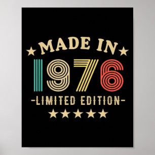 1976 50th Birthday,50th 2026 For Him, Dad,father's Poster