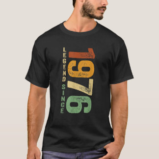 1976 Birthday Legend Since 1976 Gifts Born In 1976 T-Shirt