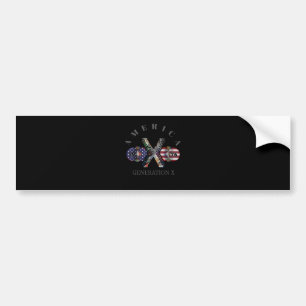 1976 Generation X American Skateboard Bumper Sticker