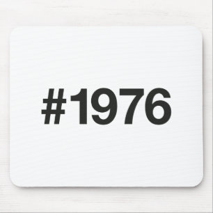 1976 Hashtag 49 Years Birthday Anniversary Mouse Mat