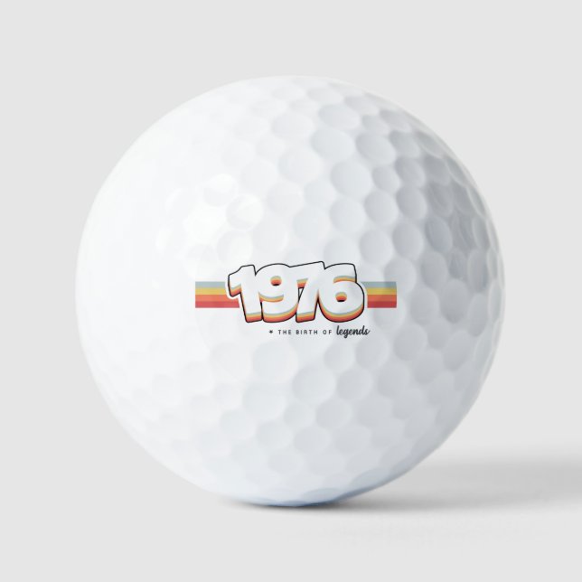 1976 The birth of legends Golf Balls (Front)