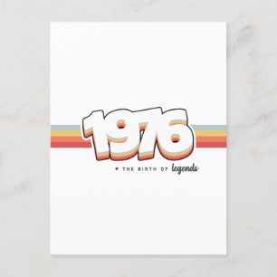 1976 The birth of legends Postcard