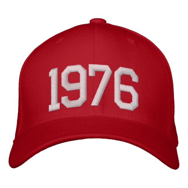 1976 Year Embroidered Hat (Front)