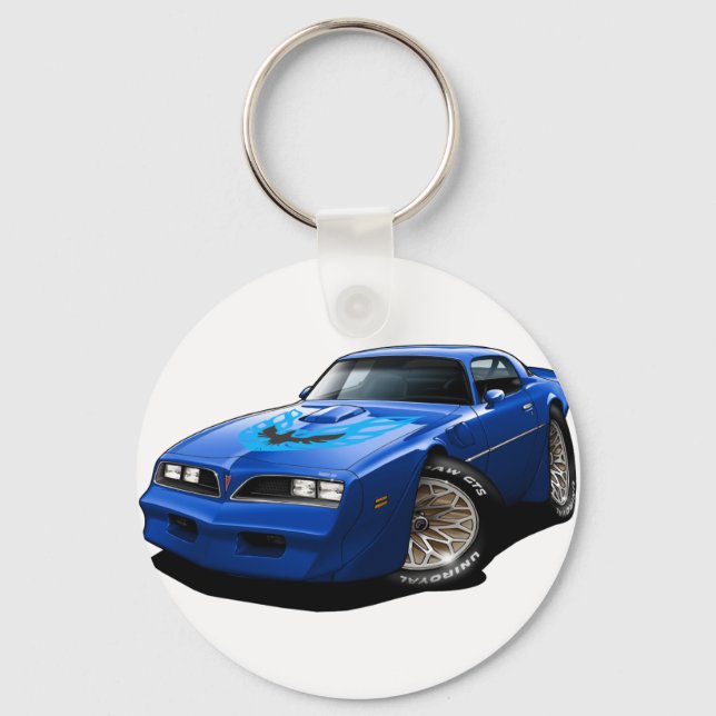 1977-78 Trans Am Blue Key Ring (Front)