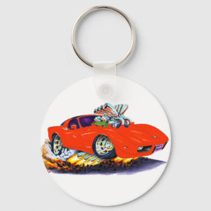 1977-79 Corvette Red Car Key Ring