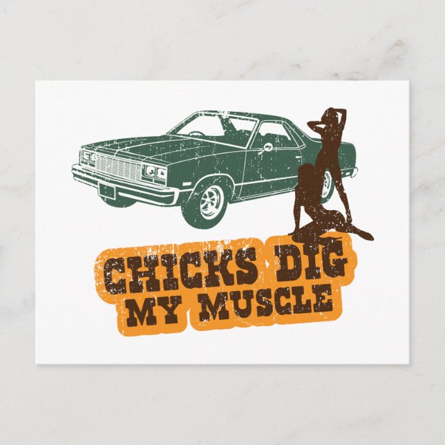 1977 Chevrolet El Camino Postcard (Front)