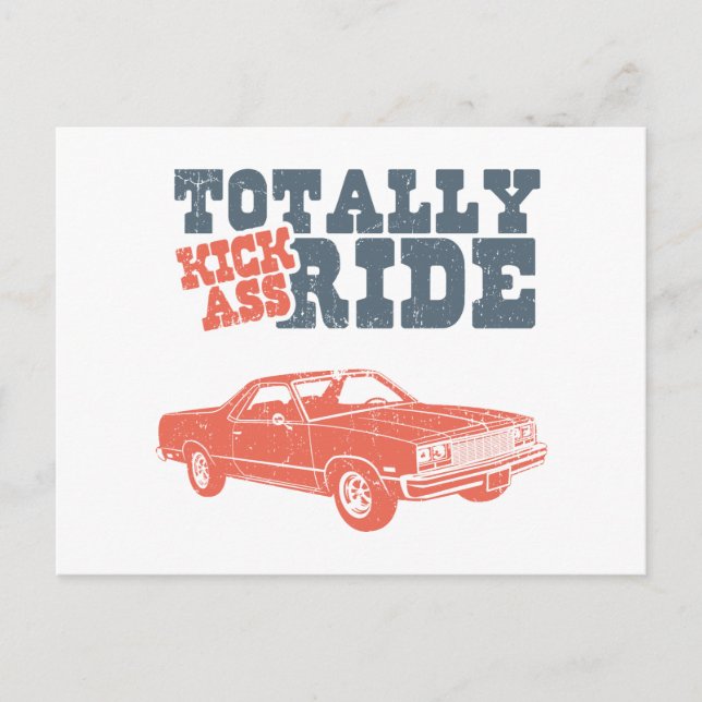 1977 Chevrolet El Camino Postcard (Front)