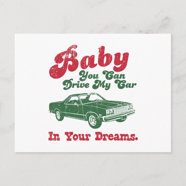 1977 Chevrolet El Camino Postcard (Front)