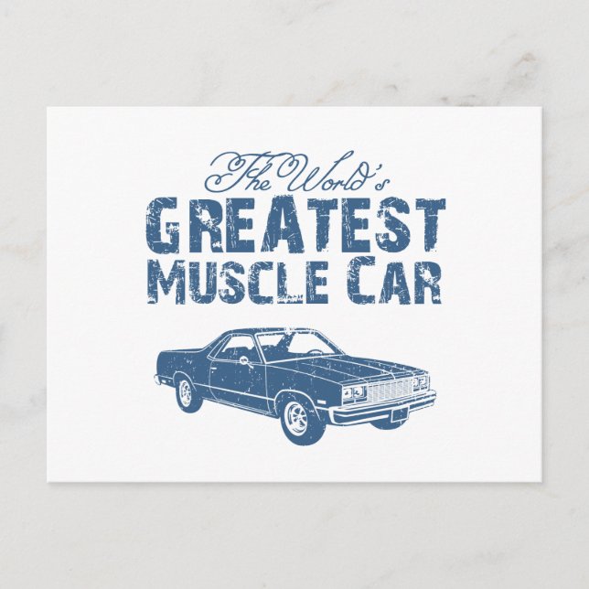 1977 Chevrolet El Camino Postcard (Front)