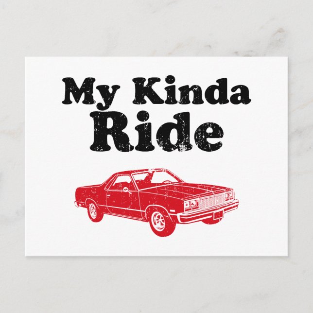 1977 Chevrolet El Camino Postcard (Front)