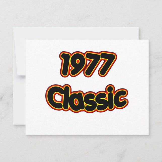 1977 Classic Card (Front)