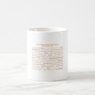 1977 Memories 40th Birthday Mug