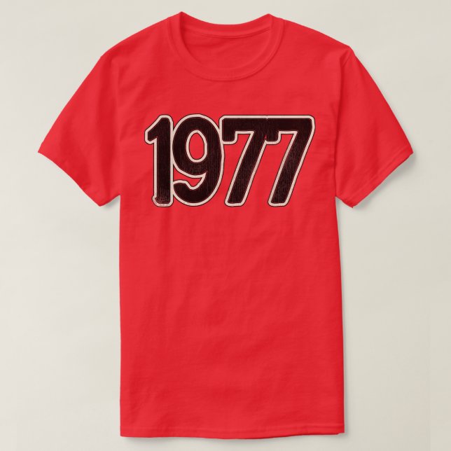 1977 Punk Rock T-Shirt (Design Front)