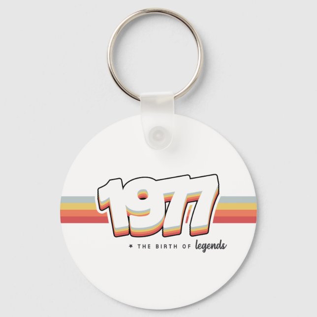 1977 The birth of legends Key Ring (Front)