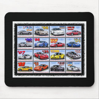 1978-2013 Special Edition Corvette Montage Mouse Mat