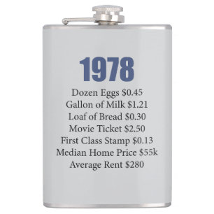 1978 HIP FLASK