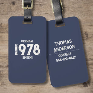 1978 Original Edition Luggage Tag