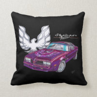 1978 Pontiac Trans Am Firebird Pillow