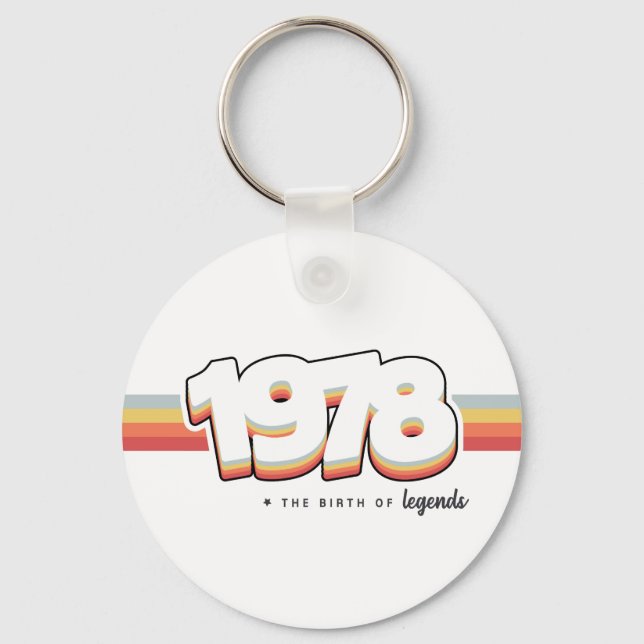 1978 The birth of legends Key Ring (Front)